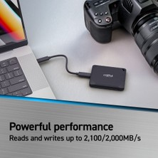 Crucial  X10 Pro 4tb Taşınabilir SSD 2000 Mb/s USB 3.2 Gen-2 (20GB/S) CT4000X10PROSSD9