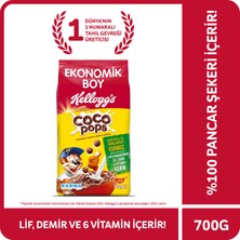 Kellogg's Coco Pops Çikolatalı Buğday ve Mısır Gevreği 700 Gr; Lif; Demir ve 6 Vitamin içerir