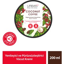 Urban Care Coconut Coffee Yenileyici ve Pürüzsüzleştirici Vücut Kremi 200 ml - Vegan