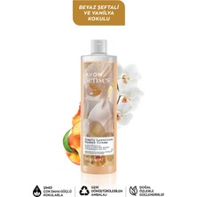 Avon Senses Müge Elma Beyaz Şeftali Vanilya ve Frezya Nar Kokulu Duş Jeli Paketi 3 x 500 Ml.