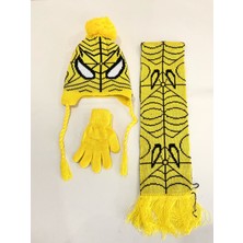 Öyküm Galeria Erkek Çocuk Spiderman Atkı Bere Eldiven Takımı