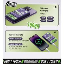 Rock Space 10.000 Mah 20 W Magsafe Powerbank Mor