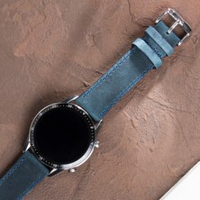 Vagave Deri Saat Kordonu 20MM 22MM 24MM Fossil Diesel Lacoste Casio Armani Tissot Nacar Klasik Saat Kordonu Deri Kayış Mavi