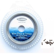 Fladen Çelik Tel Makara 10M-SIYAH - 0,70MM
