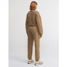 Dilvin 70472 Yıkama Efektli Jogger-Bej