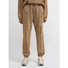 Dilvin 70472 Yıkama Efektli Jogger-Bej