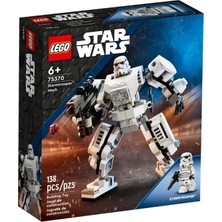 LEGO® LEGO Star Wars Stormtrooper Robotu 75370 6+ Çocuklar Için Eğitici ve Yaratıcı Oyuncak Yapım Seti (138 Parça)