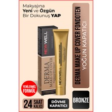 New Well Derma Makeup Cover Yoğun Kapatıcı Fondöten - 02 Bronze