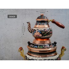 Eriza 5.2 Litre 220V Elektrikli Işlemeli Bakır Semaver