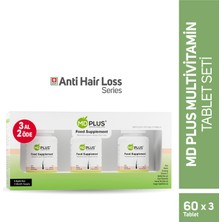 Md Plus Hair Multivitamin 60 Tablet - 3 Al 2 Öde Set