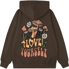 Uygun Tarz Fermuarlı Kapüşonlu Unisex Sweatshirt