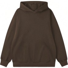 Uygun Tarz Fermuarlı Kapüşonlu Unisex Sweatshirt