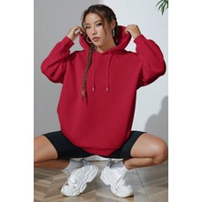 Uygun Tarz Fermuarlı Kapüşonlu Unisex Sweatshirt