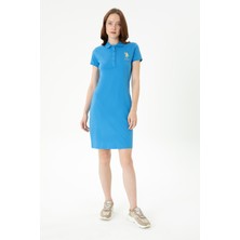U.S. Polo Assn. Kadın Saks Elbise (Örme) 50262696-VR045