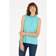 U.S. Polo Assn. Kadın Mint Tişört 50262966-VR090