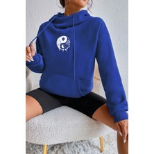 Uygun Tarz Fermuarlı Kapüşonlu Unisex Sweatshirt