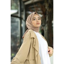 Moda Mevsimi Fivescarf Pamuk Kraş Caz Şal Açık Soğan Kabuğu