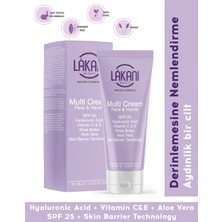 Lakani Beauty Multi Cream El ve Yüz Nemlendirici Güneş Koruyucu Onarıcı Yenileyici Aydınlatıcı 60ML