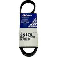 Acdelco 4K378 V Kayış 88932529