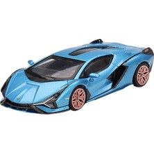 Mini Gt Lamborghini Sián Fkp 37 Blu Aegir 1:64