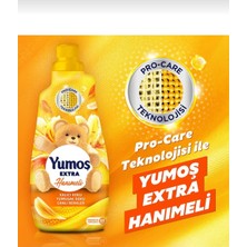 Yumoş Extra Konsantre Çamaşır Yumuşatıcısı Hanımeli 1440 ml 60X4 Yıkama