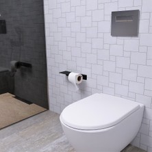 Aju Tuvalet Kağıtlığı, Modern Metal Rulo Tuvalet Kağıdı Tutucu, Banyo Aksesuarları, Rafı, Düzenleyici