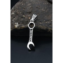 Prestige Gümüş Ingiliz Anahtarı Kolye Ucu 925 Ayar Gümüş