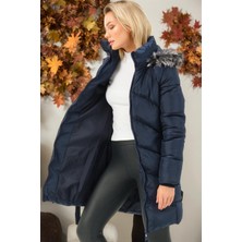 Dewberry Z6768 Dewberry Bayan Kaban Düz Lacivert