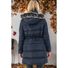 Dewberry Z6768 Dewberry Bayan Kaban Düz Lacivert