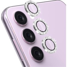 Kılıfsuar Samsung Galaxy A34 Uyumlu Taşlı Lens Kamera Koruyucu