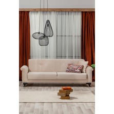 Sandalie Mia Üçlü Salon&oturma Odası Kanepe - Krem