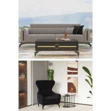 Sandalie Bella 3+1 Salon&oturma Odası Koltuk Takımı - Antrasit&siyah