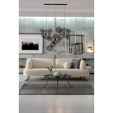 Sandalie Rose Üçlü Salon&oturma Odası Kanepe - Krem