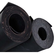LASTİK LEVHA 6 MM BEZLİ 1,20 (EN: 1,2 MT BOY: 1 MT)