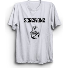 The Fame Scorpions, Classic Logo, Rock Metal Müzik Grubu Tişört