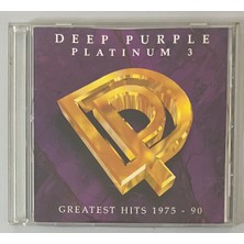 Deep Purple Platinum 3 Greatest Hits 1975-90 CD (Arka Kartonet Yoktur Orjinal Dönem Baskı)