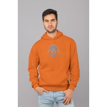 Swozz Moon Knight Ön ve Sırt Baskılı 3ip Kalın Kumaş  Kapüşonlu Sweatshirt