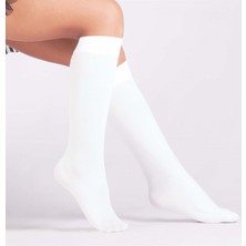 Finetoo Soft Daymod Yumuşacık Kalın Rahat 200 Denye Çocuk Dizaltı Çorap
