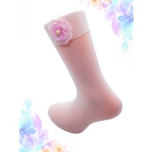 Finetoo Mikro Aksesuarlı Çocuk Dizaltı Çorap 6 12 Yaş