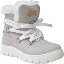 Vicco Kappa Mikro Materyal Kauçuk Taban Bej Renk Çocuk Bot