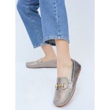 Elit Shoes Pietro  Deri El Yapımı Tam Rok Kadın Loafer Ş015