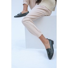 Elit Shoes Jeremy  Deri Kadın Loafer Ayakkabı