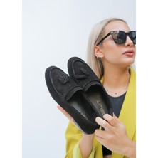 Elit Shoes Fabio  Deri El Yapımı Kadın Loafer Ş013
