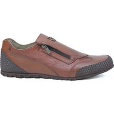 Elit Shoes  Deri El Yapımı Yakma Renk Erkek Casual Ayakkabı