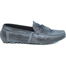 Elit Shoes  Deri El Yapımı Eskitme Renk Erkek Loafer