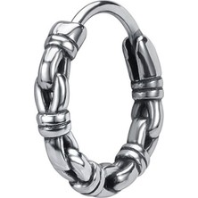 NorthShore Denizci Halat Düğümü Halka 316L Çelik Erkek Küpe