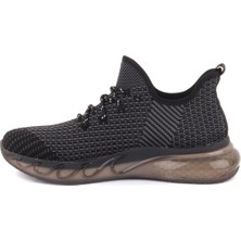 Guja Siyah - Sennida Tekstil Materyal Eva Taban Sneakers G419