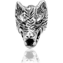 NorthShore Odin Fenrir Iskandinav Kurt Çivi Model Nordik 316L Çelik Unisex Küpe