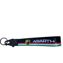 Fıat Abarth Yazılı Naylon Kumaş Anahtarlık