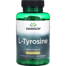 Swanson L-Tyrosine 500 mg 100 Capsules USA